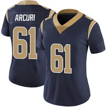 Nike AJ Arcuri Women's Limited Los Angeles Rams Navy Team Color Vapor Untouchable Jersey