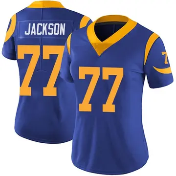 Nike AJ Jackson Women's Limited Los Angeles Rams Royal Alternate Vapor Untouchable Jersey
