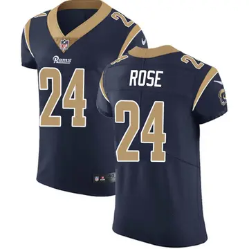 Nike A.J. Rose Men's Elite Los Angeles Rams Navy Team Color Vapor Untouchable Jersey