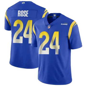Nike A.J. Rose Men's Limited Los Angeles Rams Royal Alternate Vapor Untouchable Jersey
