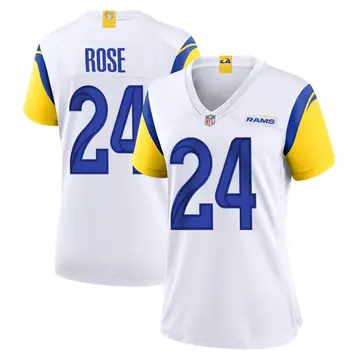 Nike A.J. Rose Women's Game Los Angeles Rams White Jersey