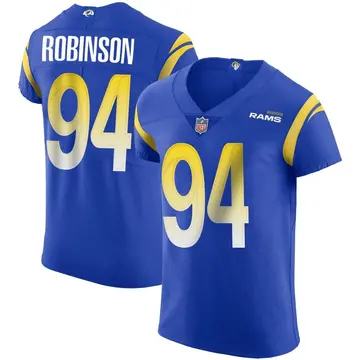 Nike A'Shawn Robinson Men's Elite Los Angeles Rams Royal Alternate Vapor Untouchable Jersey