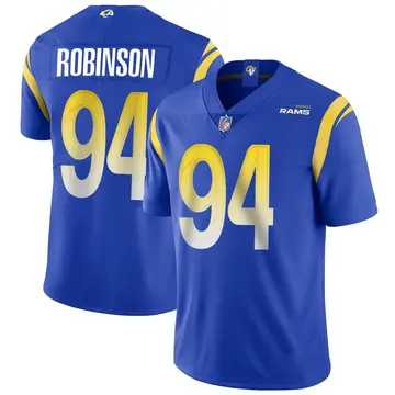 Nike A'Shawn Robinson Men's Limited Los Angeles Rams Royal Alternate Vapor Untouchable Jersey