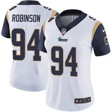 Nike A'Shawn Robinson Women's Limited Los Angeles Rams White Vapor Untouchable Jersey