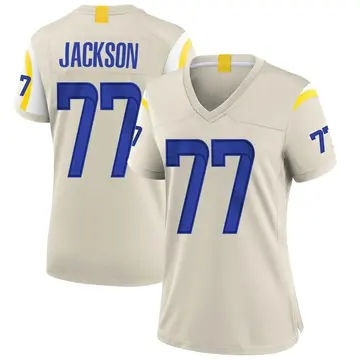 Nike Alaric Jackson Women's Game Los Angeles Rams Bone Jersey