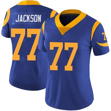Nike Alaric Jackson Women's Limited Los Angeles Rams Royal Alternate Vapor Untouchable Jersey