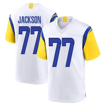 Nike Alaric Jackson Youth Game Los Angeles Rams White Jersey