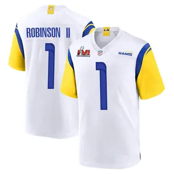 Nike Allen Robinson II Youth Game Los Angeles Rams White Super Bowl LVI Bound Jersey