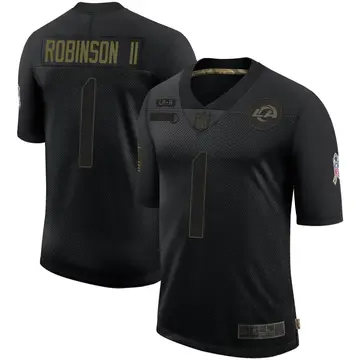 Nike Allen Robinson II Youth Limited Los Angeles Rams Black 2020 Salute To Service Jersey