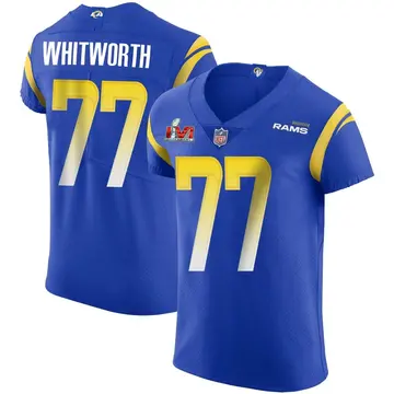 Nike Andrew Whitworth Men's Elite Los Angeles Rams Royal Alternate Vapor Untouchable Super Bowl LVI Bound Jersey