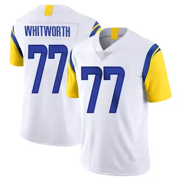 Nike Andrew Whitworth Youth Limited Los Angeles Rams White Vapor Untouchable Jersey
