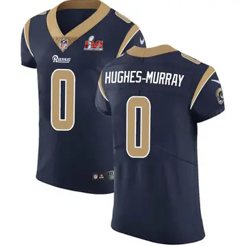 Nike Andrzej Hughes-Murray Men's Elite Los Angeles Rams Navy Team Color Vapor Untouchable Super Bowl LVI Bound Jersey