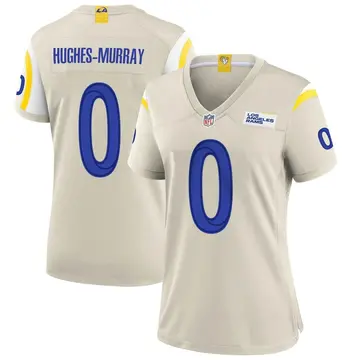 Nike Andrzej Hughes-Murray Women's Game Los Angeles Rams Bone Jersey