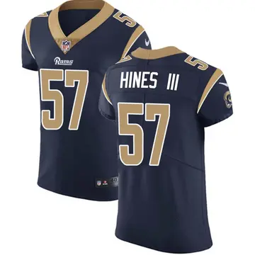 Nike Anthony Hines III Men's Elite Los Angeles Rams Navy Team Color Vapor Untouchable Jersey