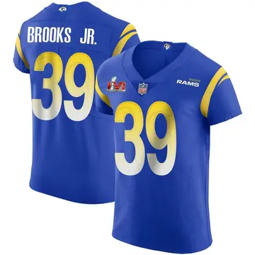 Nike Antoine Brooks Jr. Men's Elite Los Angeles Rams Royal Alternate Vapor Untouchable Super Bowl LVI Bound Jersey