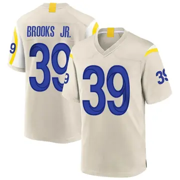 Nike Antoine Brooks Jr. Men's Game Los Angeles Rams Bone Jersey