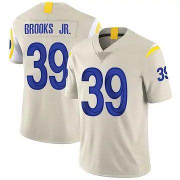Nike Antoine Brooks Jr. Men's Limited Los Angeles Rams Bone Vapor Jersey