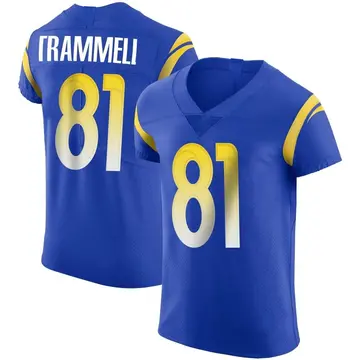 Nike Austin Trammell Men's Elite Los Angeles Rams Royal Alternate Vapor Untouchable Jersey