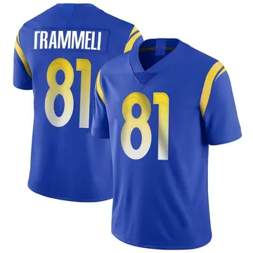 Nike Austin Trammell Men's Limited Los Angeles Rams Royal Alternate Vapor Untouchable Jersey