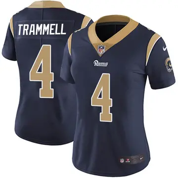 Nike Austin Trammell Women's Limited Los Angeles Rams Navy Team Color Vapor Untouchable Jersey
