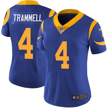 Nike Austin Trammell Women's Limited Los Angeles Rams Royal Alternate Vapor Untouchable Jersey