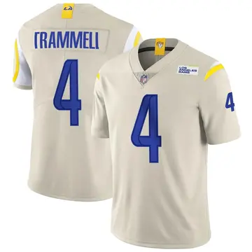 Nike Austin Trammell Youth Limited Los Angeles Rams Bone Vapor Jersey