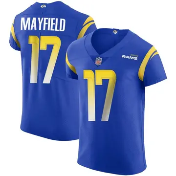 Nike Baker Mayfield Men's Elite Los Angeles Rams Royal Alternate Vapor Untouchable Jersey