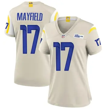 Nike Baker Mayfield Women's Game Los Angeles Rams Bone Jersey