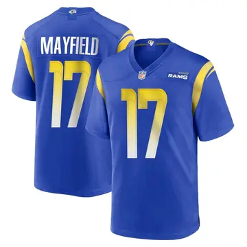 Nike Baker Mayfield Youth Game Los Angeles Rams Royal Alternate Jersey