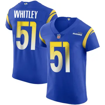 Nike Benton Whitley Men's Elite Los Angeles Rams Royal Alternate Vapor Untouchable Jersey