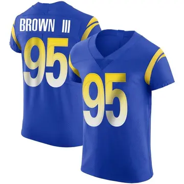 Nike Bobby Brown III Men's Elite Los Angeles Rams Royal Alternate Vapor Untouchable Jersey