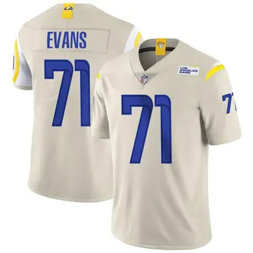 Nike Bobby Evans Youth Limited Los Angeles Rams Bone Vapor Jersey