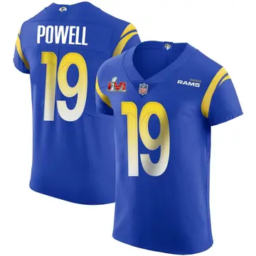 Nike Brandon Powell Men's Elite Los Angeles Rams Royal Alternate Vapor Untouchable Super Bowl LVI Bound Jersey