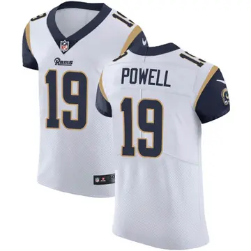 Nike Brandon Powell Men's Elite Los Angeles Rams White Vapor Untouchable Jersey
