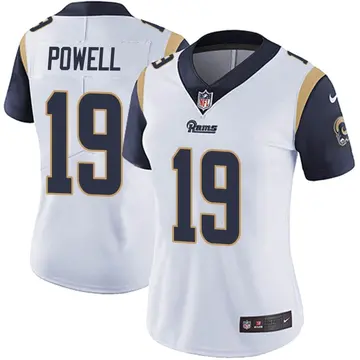 Nike Brandon Powell Women's Limited Los Angeles Rams White Vapor Untouchable Jersey