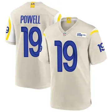 Nike Brandon Powell Youth Game Los Angeles Rams Bone Jersey