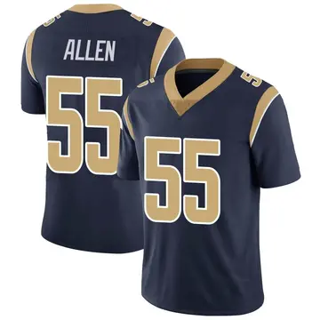Nike Brian Allen Men's Limited Los Angeles Rams Navy Team Color Vapor Untouchable Jersey