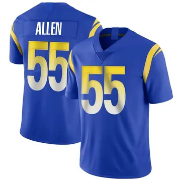 Nike Brian Allen Men's Limited Los Angeles Rams Royal Alternate Vapor Untouchable Jersey