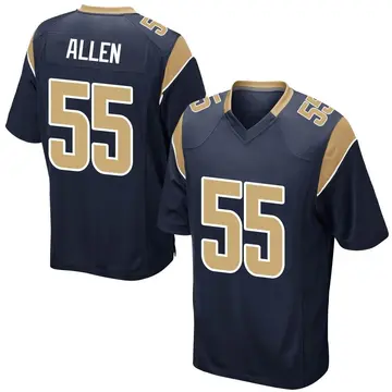 Nike Brian Allen Youth Game Los Angeles Rams Navy Team Color Jersey