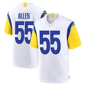 Nike Brian Allen Youth Game Los Angeles Rams White Jersey