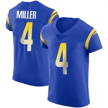 Nike Brock Miller Men's Elite Los Angeles Rams Royal Alternate Vapor Untouchable Jersey