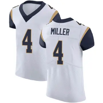 Nike Brock Miller Men's Elite Los Angeles Rams White Vapor Untouchable Jersey