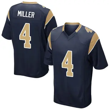 Nike Brock Miller Men's Game Los Angeles Rams Navy Team Color Jersey