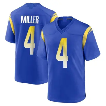 Nike Brock Miller Men's Game Los Angeles Rams Royal Alternate Jersey