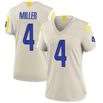 Nike Brock Miller Women's Game Los Angeles Rams Bone Jersey