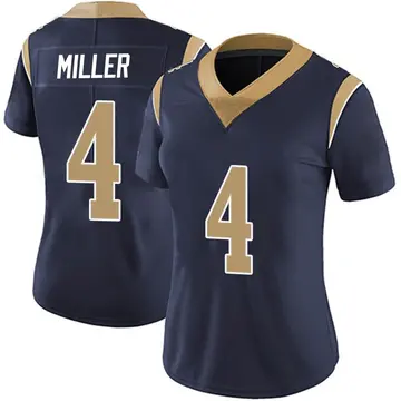 Nike Brock Miller Women's Limited Los Angeles Rams Navy Team Color Vapor Untouchable Jersey