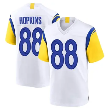 Nike Brycen Hopkins Youth Game Los Angeles Rams White Jersey