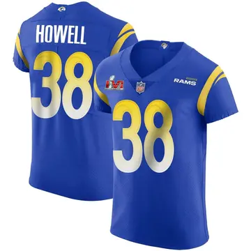 Nike Buddy Howell Men's Elite Los Angeles Rams Royal Alternate Vapor Untouchable Super Bowl LVI Bound Jersey