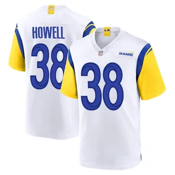 Nike Buddy Howell Men's Game Los Angeles Rams White Jersey