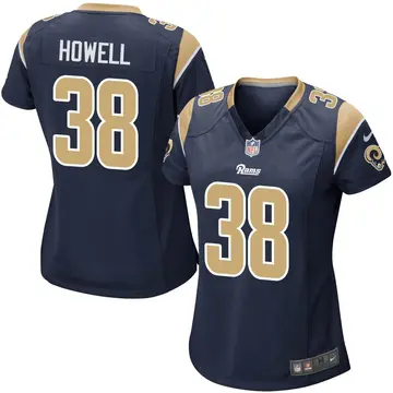 Nike Buddy Howell Women's Game Los Angeles Rams Navy Team Color Jersey
